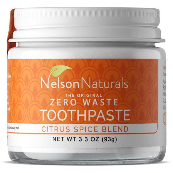 The Original Zero Waste Toothpaste, Citrus Spice Blend, 3.3 oz (93 g), Nelson Naturals Cheap