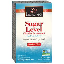 Sugar Level Herbal Tea, 20 Tea Bags, Bravo Tea on Sale