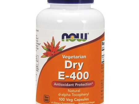 Vitamin E 400 IU Dry 100 Caps, NOW Foods Online