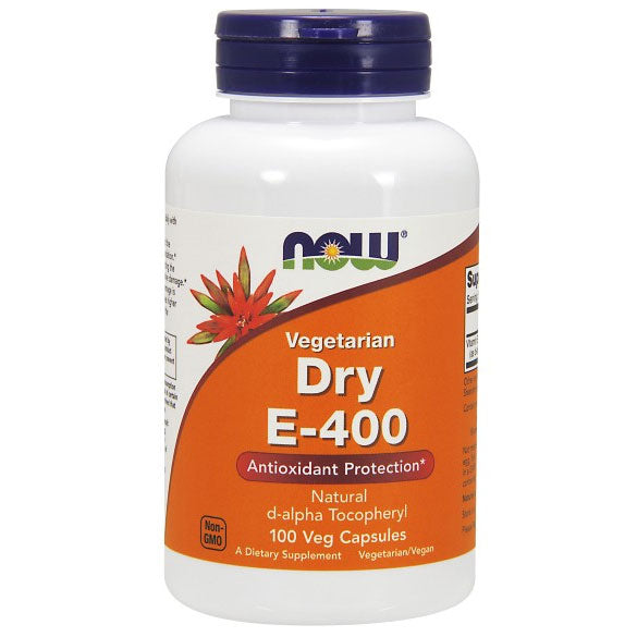 Vitamin E 400 IU Dry 100 Caps, NOW Foods Online