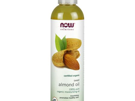 Sweet Almond Oil 100% Pure, Organic, 8 oz, NOW Foods Online Hot Sale