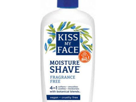 Moisture Shave Cream, Fragrance Free, 11 oz, Kiss My Face Online Sale