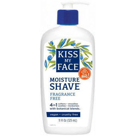 Moisture Shave Cream, Fragrance Free, 11 oz, Kiss My Face Online Sale