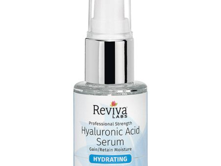 Reviva Labs Hyaluronic Acid Serum Professional Strength, Retain Skin Moisture, 1 oz Fashion