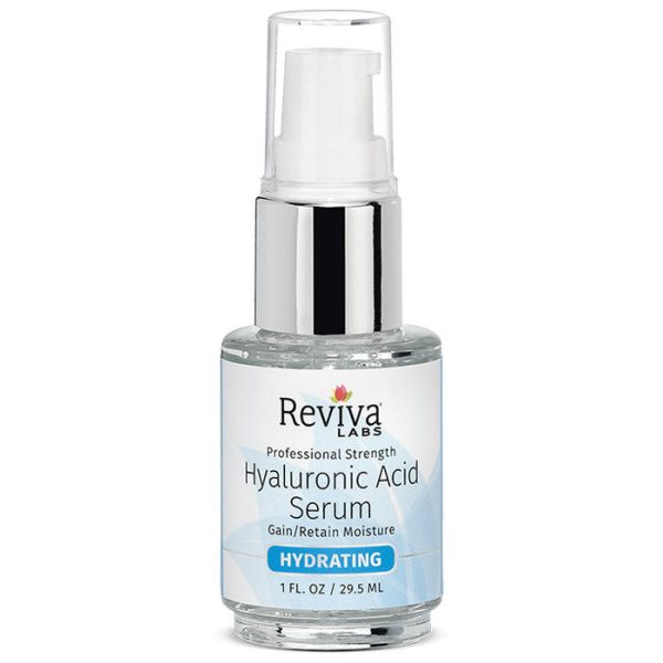 Reviva Labs Hyaluronic Acid Serum Professional Strength, Retain Skin Moisture, 1 oz Fashion