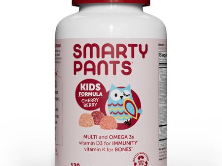 Kids Formula, Multi & Omega 3s, Cherry Berry, 120 Gummies, SmartyPants Vitamins Discount