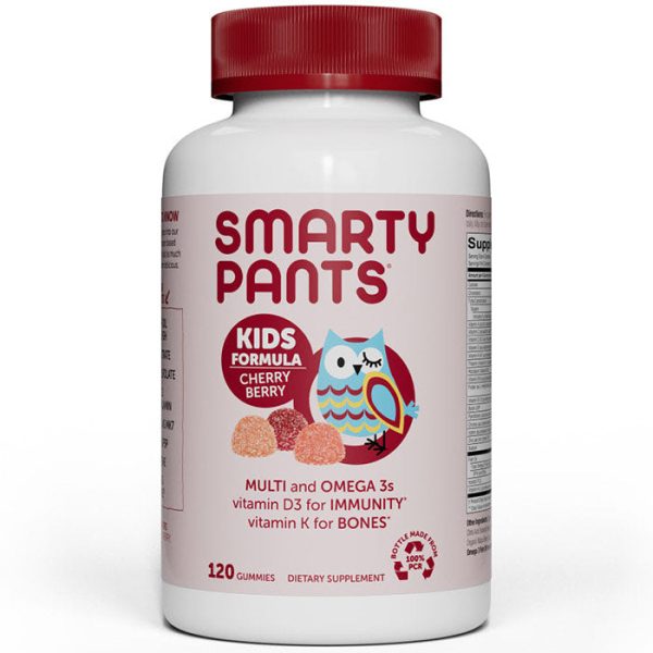 Kids Formula, Multi & Omega 3s, Cherry Berry, 120 Gummies, SmartyPants Vitamins Discount