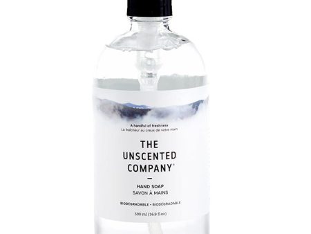 Liquid Hand Soap Glass Bottle, 16.9 oz, The Unscented Company Sale