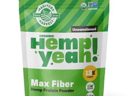 Hemp Yeah! Max Fiber Hemp Protein Powder, Organic, Unsweetened, 32 oz, Manitoba Harvest Hemp Foods Online Sale