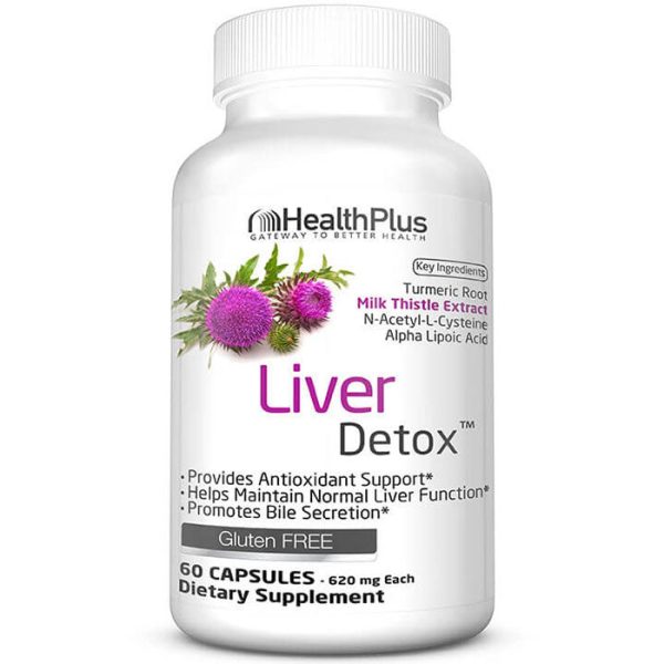 Liver Detox (Liver Cleanse), 60 Capsules, Health Plus Inc. Discount