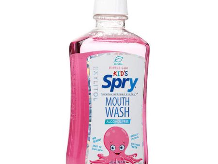 Spry Kid s Mouth Wash, Alcohol Free, Natural Bubble Gum, 16 oz, Xlear Cheap