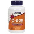 Vitamin C-500 Calcium Ascorbate, 100 Capsules, NOW Foods Fashion