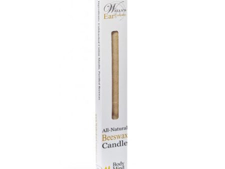 100% Beeswax Hollow Ear Candles, 2 pk, Wally s Natural Products Online