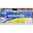 Kirkland Signature Professional Quality Stretch-Tite Plastic Food Wrap, 3000 Square Feet Fashion