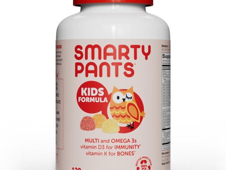 Kids Complete Gummy Vitamins (Multivitamin + Omega 3 + Vitamin D), 120 Gummies, SmartyPants Vitamins Hot on Sale