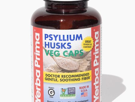 Psyllium Husks Veg Caps, 180 Capsules, Yerba Prima For Sale