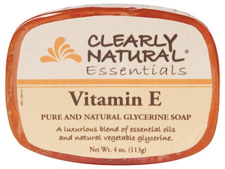 Glycerine Bar Soap - Vitamin-E, 4 oz, Clearly Natural Soaps on Sale