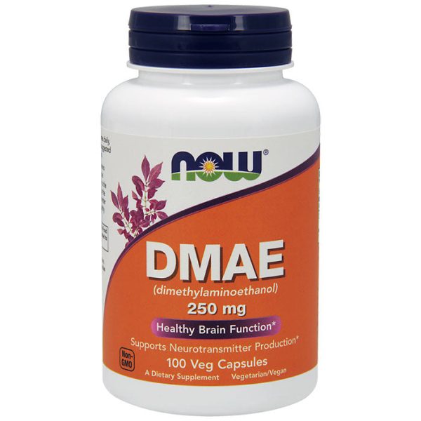 DMAE 250 mg, 100 Vegetarian Capsules, NOW Foods Cheap