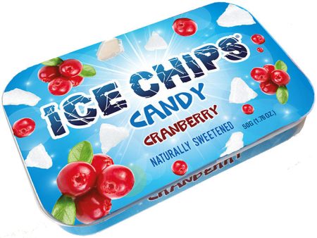 Ice Chips Cranberry Xylitol Candy, 1.76 oz (50 g) Online now