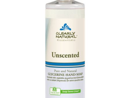 Liquid Glycerine Hand Soap, Unscented, 32 oz, Clearly Natural Online Sale