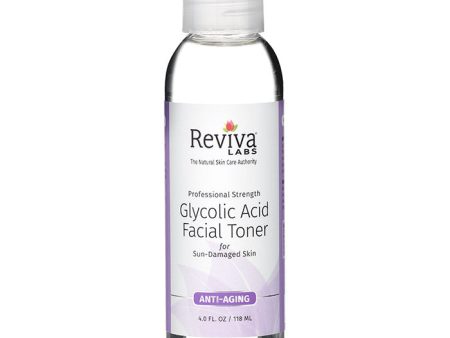 Reviva Labs Glycolic Acid Facial Toner, 4 oz Online Sale