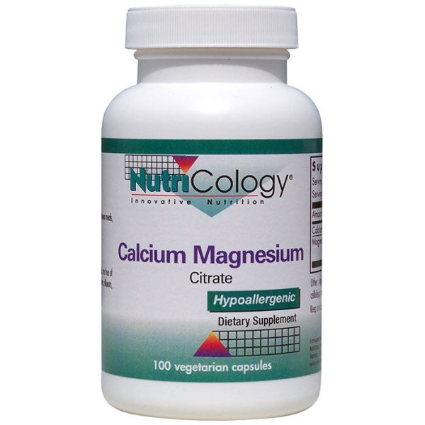 Calcium Magnesium Citrate 100 caps from NutriCology Sale