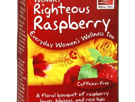 Women s Righteous Raspberry Tea, 24 Tea Bags, NOW Foods Discount