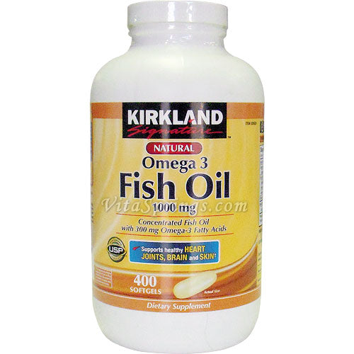 Kirkland Signature Fish Oil Concentrate 1000mg 400 Softgels Online Hot Sale