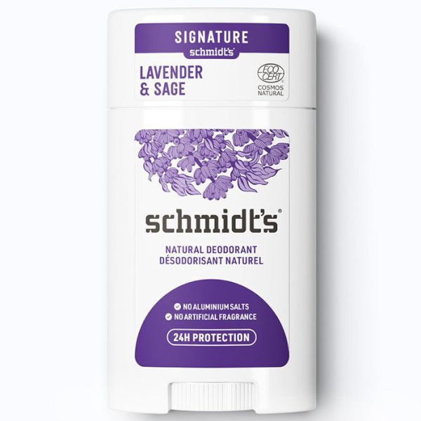 Deodorant Stick, Lavender & Sage, 2.65 oz, Schmidt s Deodorant Online Sale