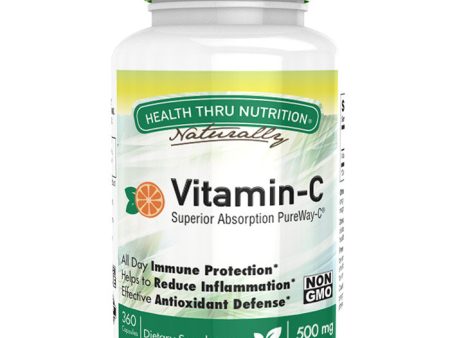 Vitamin C 500 mg, 60 Capsules, Health Thru Nutrition For Cheap