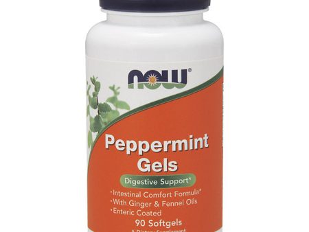 Peppermint Gels, Enteric Coated, 90 Softgels, NOW Foods Fashion