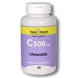 Vitamin C 500mg Chewable Orange 60 tabs, Thompson Nutritional Products Cheap