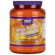 Whey Protein Concentrate, Natural Unflavored, 1.5 lb, NOW Foods For Cheap