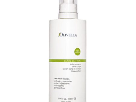 Olive Oil Body Lotion, 16.9 oz (500 ml), Olivella Online