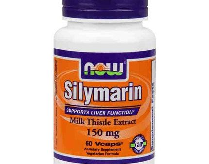 Silymarin Milk Thistle Extract 150 mg, 60 Veg Capsules, NOW Foods For Cheap