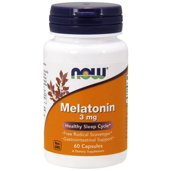 Melatonin 3 mg, 60 Capsules, NOW Foods Online Hot Sale