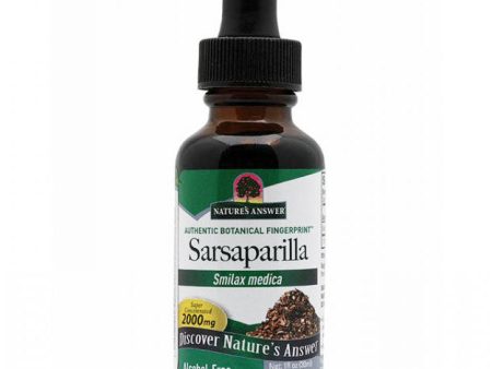 Sarsaparilla Alcohol Free Extract Liquid 1 oz from Nature s Answer Online