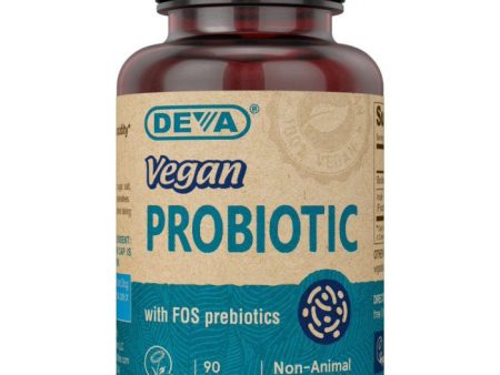 Vegan Probiotic, 90 Vegetarian Capsules, Deva Nutrition For Cheap