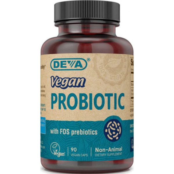 Vegan Probiotic, 90 Vegetarian Capsules, Deva Nutrition For Cheap