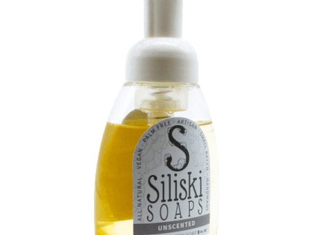 Liquid Foaming Glycerin Soap - Unscented, 8 oz, Siliski Soaps Online now