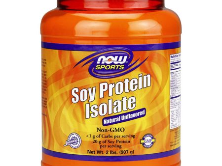 Soy Protein Isolate Powder, Non-GMO Unflavored, 2 lb, NOW Foods Online Sale