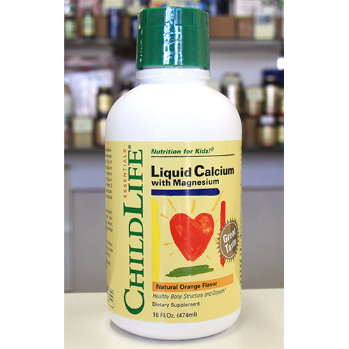 ChildLife Liquid Calcium with Magnesium For Children, Natural Orange, 16 oz Supply