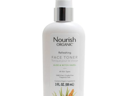 Refreshing Face Toner, 3 oz, Nourish Organic on Sale