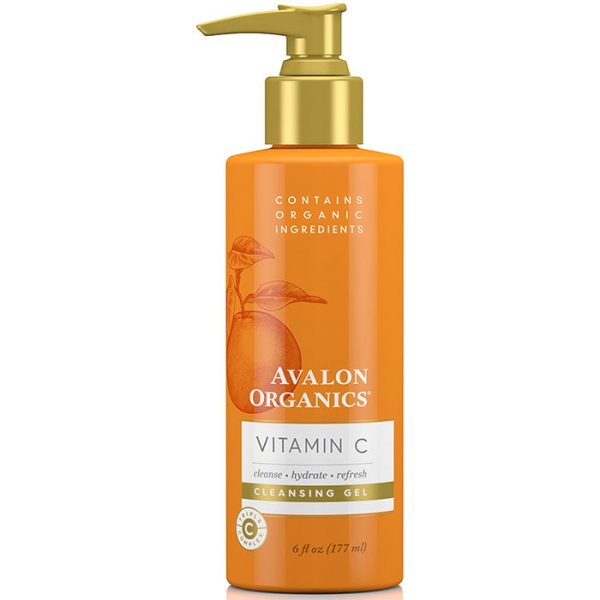 Vitamin C Cleansing Gel, 6 oz, Avalon Organics Online Hot Sale