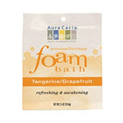 Aromatherapy Foam Bath Tangerine Grapefruit, 2.5 oz Pouch, Aura Cacia For Discount