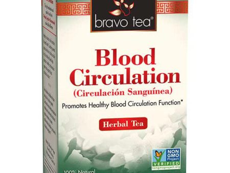 Blood Circulation Herbal Tea, 20 Tea Bags, Bravo Tea Cheap