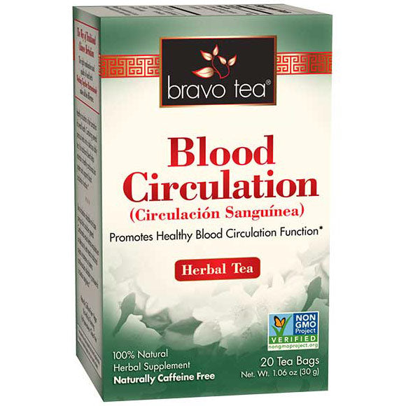 Blood Circulation Herbal Tea, 20 Tea Bags, Bravo Tea Cheap