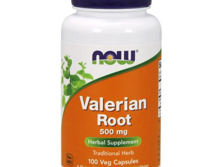 Valerian Root 500 mg, 100 Capsules, NOW Foods Sale