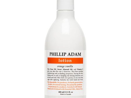 Orange Vanilla Hand & Body Lotion, 13.5 oz, Phillip Adam For Sale