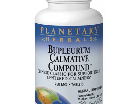 Bupleurum Calmative Compound, Chinese Herbal Calming Formula, 240 Tablets, Planetary Herbals For Discount